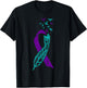 Feather Suicide Prevention Awareness You Matter Purple Teal
