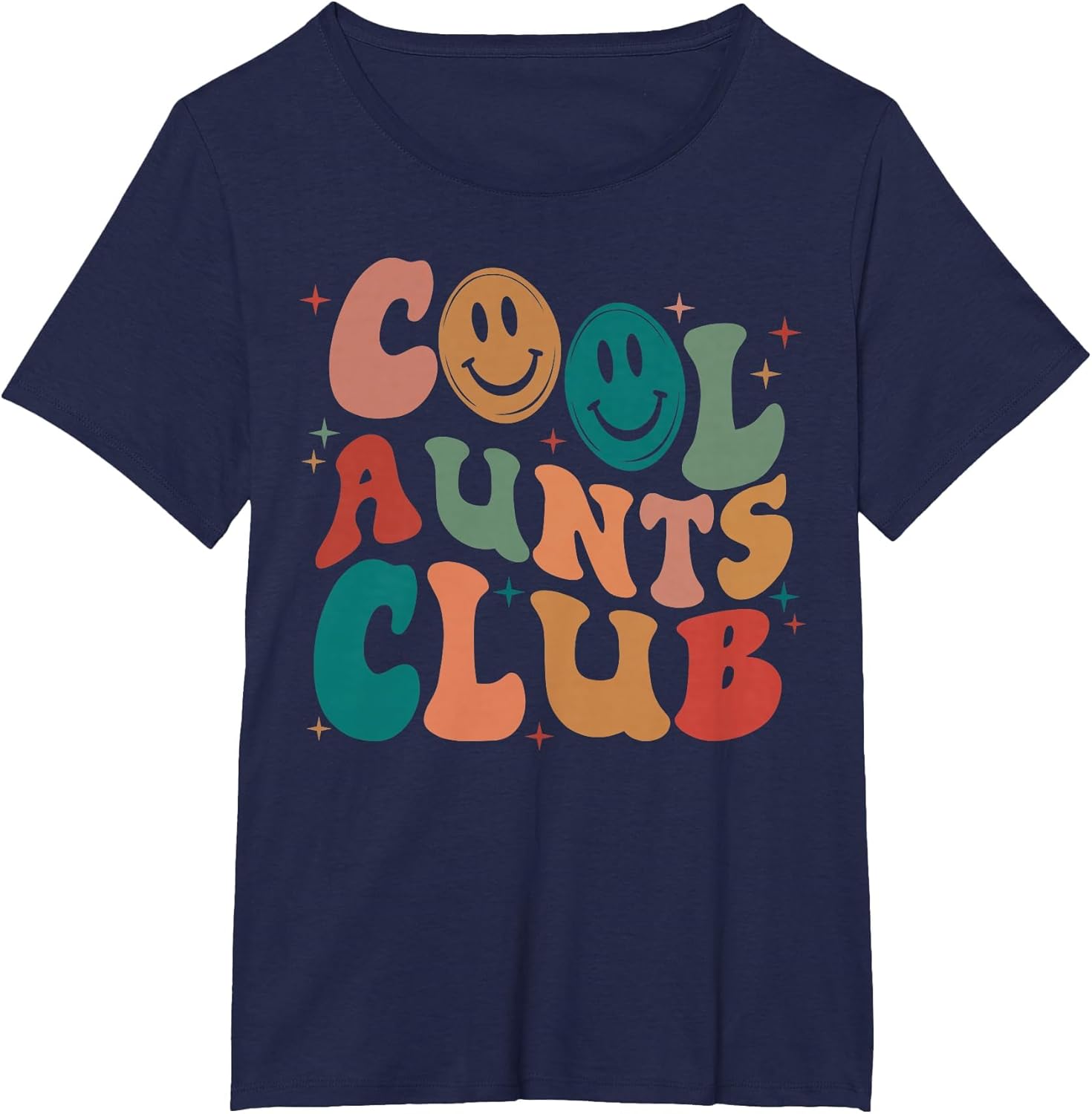 Retro Groovy Cool Aunts Club Funny Auntie Women Cool Aunt