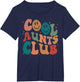 Retro Groovy Cool Aunts Club Funny Auntie Women Cool Aunt