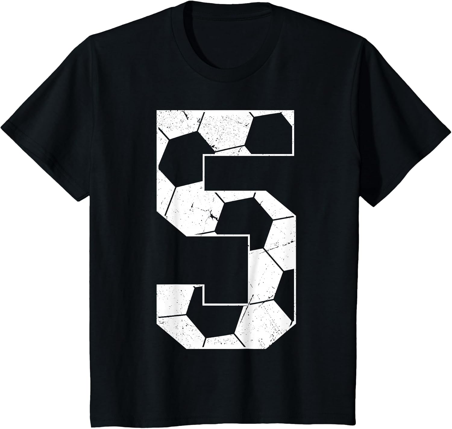 Kids 5th Birthday Boy Soccer Player Football 5 Years Old