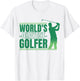 World's Okayest Golfer Funny Golf Golfing Golfer Putting