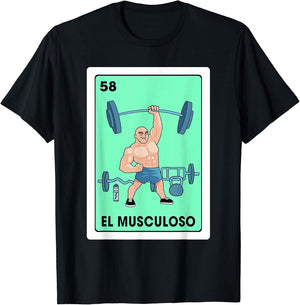 Fitness Gym Workout Spanish El Musculoso Mexican Bingo Card