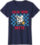 Calm Your Mitts Baseball Player Funny Baseball Game Joke
