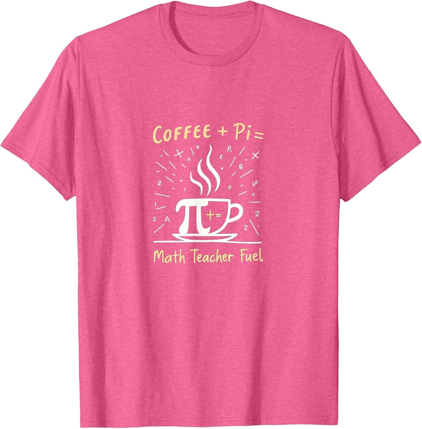 Math Teacher Coffee + Pi Fuel Equation Humor Gift