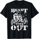 Beast Workout Wolf Lifting Weights Gym Fitness Muscles