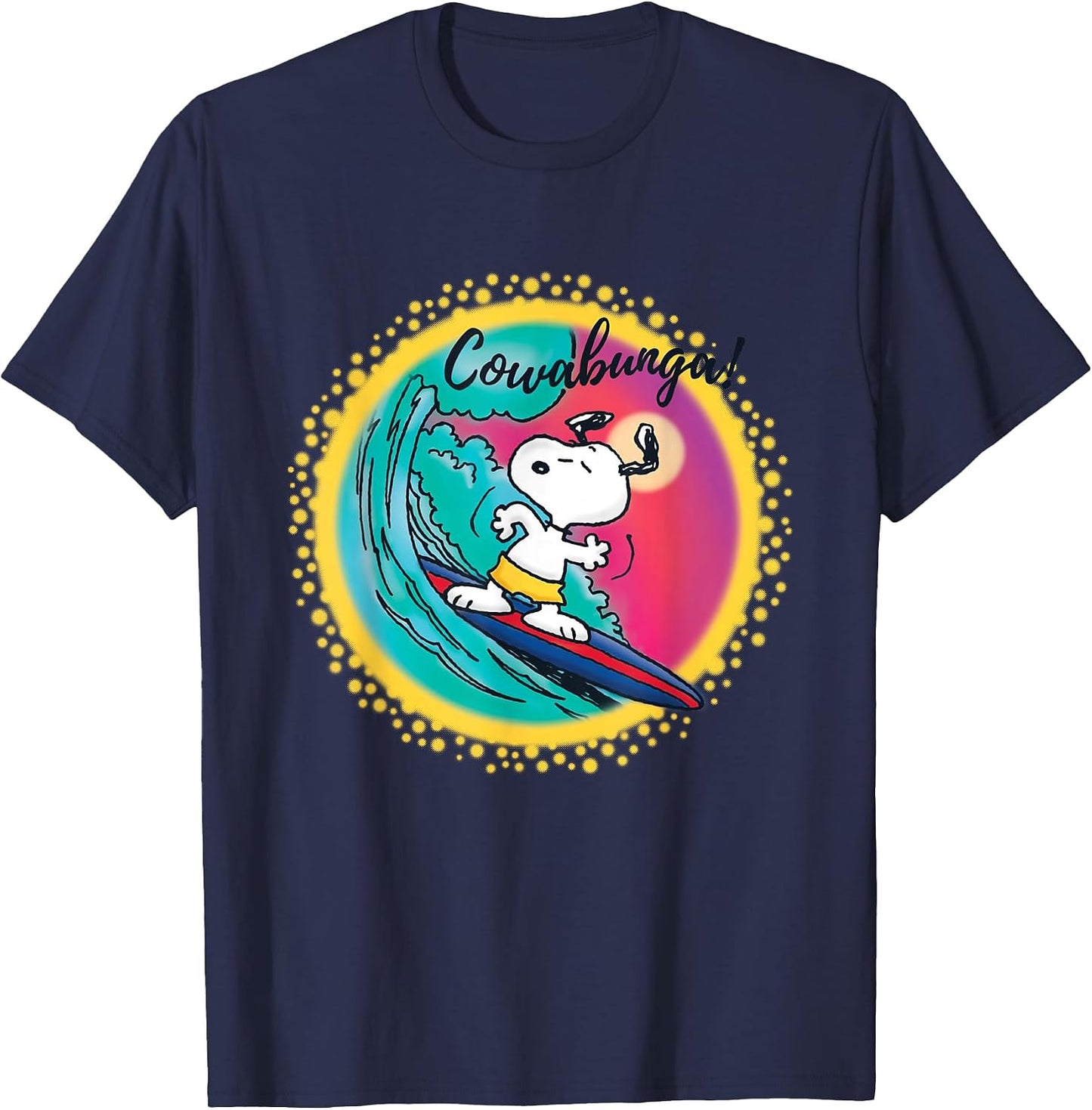 Peanuts Snoopy Surfing Cowabunga
