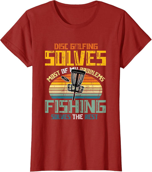 Disc Golfing and Fishing Disc Golf