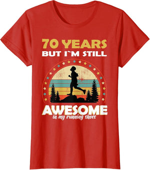 Funny Run Runner Awesome 70 Years Old Birthday
