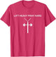 Lift Heavy Pray Hard Cross - Minimalist Christian Religious