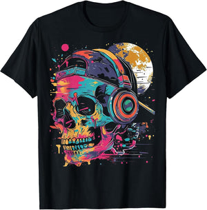 Cosmic Skull Beat | Men Women (S-6XL) | Graphic