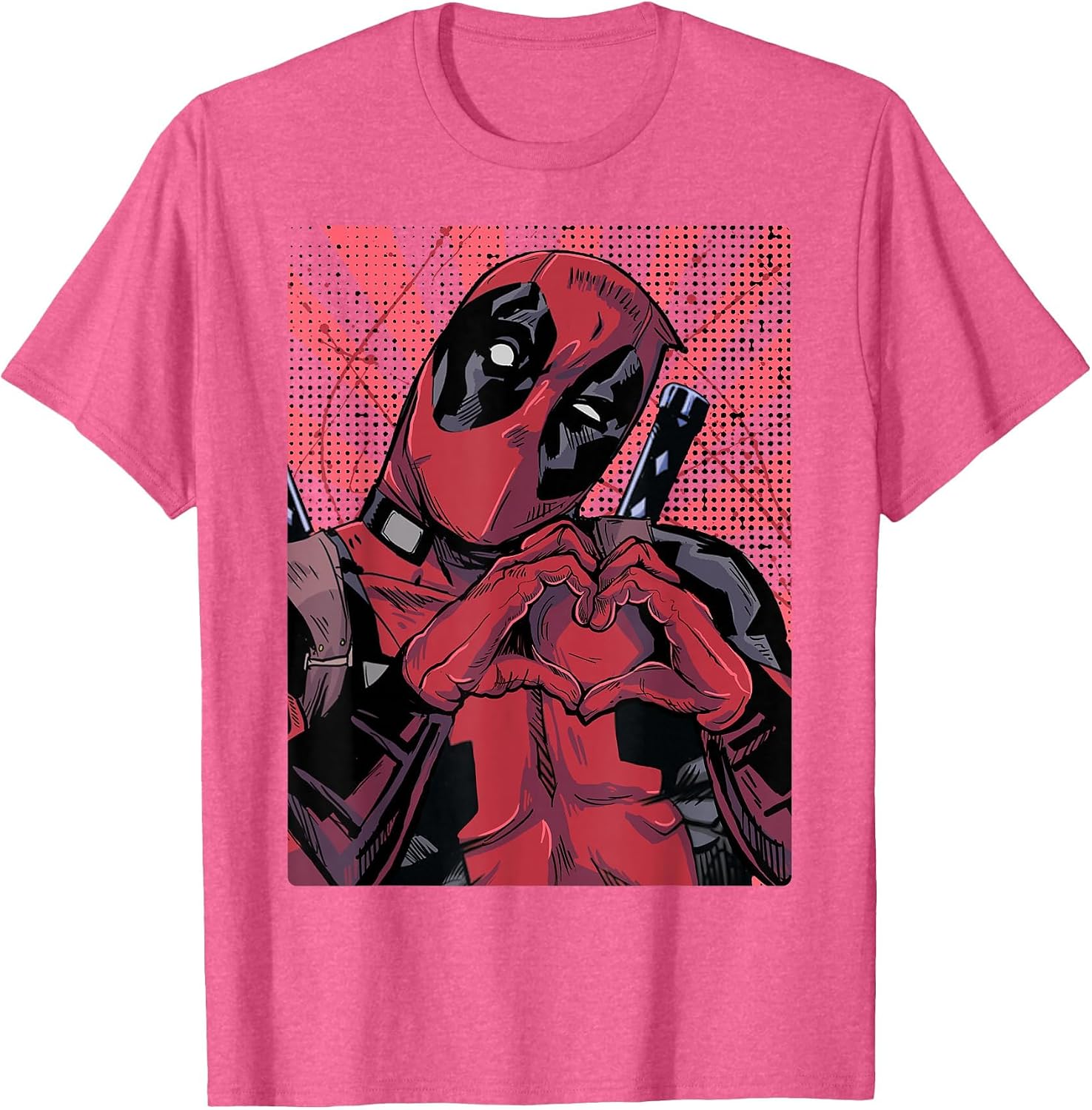 Marvel Deadpool Closed Hand Heart Graphic