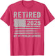 Retired 2025 Not My Problem Anymore Flag Retirement Gifts