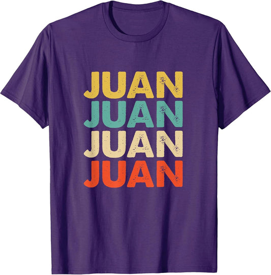 Juan Name Shirts & Gifts Juan Name -Adults Black Small Modern Casual