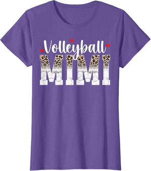 Volleyball Mimi Leopard Grandma Mimi of A Volleyball Player