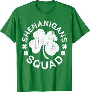 Shenanigans Squad Shirt Irish Men Women Kids St Patricks Day