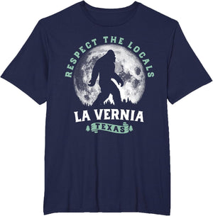 La Vernia Texas Bigfoot Night Walk Retro Moon