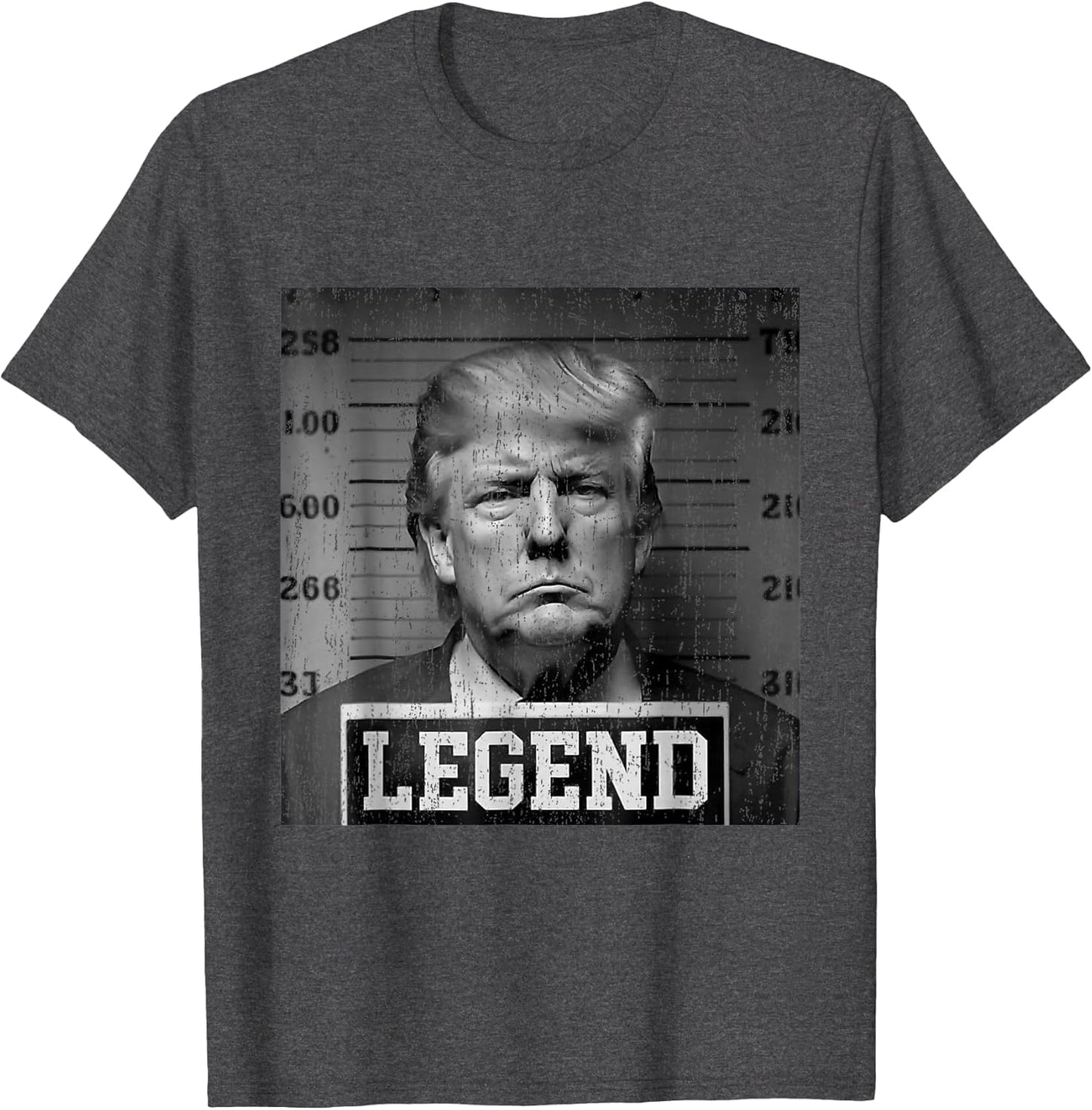 Trump 2024 Mugshot President Legend USA Black Retro