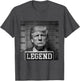 Trump 2024 Mugshot President Legend USA Black Retro