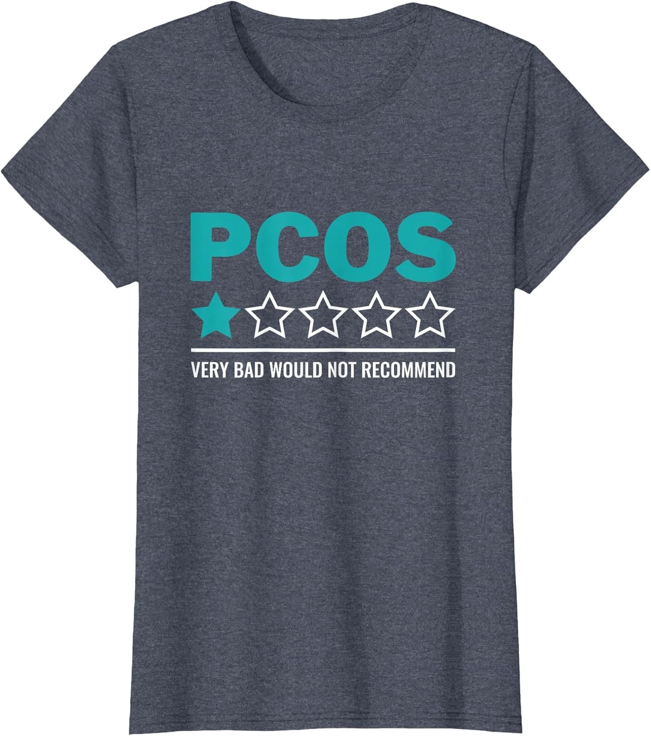 PCOS Would Not Recommend Teal Ribbon PCOS Awareness