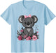 Koala Kawaii Koala Bear Pink Bow Flowers Girls Kids