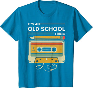 Oldschool Cassette Tape Men Boys Retro 80s 90s Cassette Tape