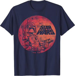 Star Wars Men's Big & Tall Fett Up