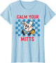 Calm Your Mitts Baseball Player Funny Baseball Game Joke