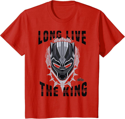 Marvel Black Panther Long Live The King Head Graphic