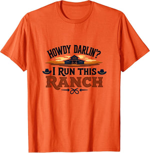Howdy Darlin' Ranch Boss Women Cowgirl Western Saying