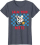 Calm Your Mitts Baseball Player Funny Baseball Game Joke