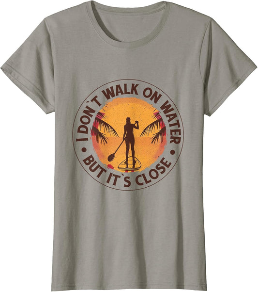 Funny Paddle Board Quote Paddle Boarding Retro Graphic