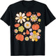 Groovy Pumpkin Daisy Flower Smile Face Fall Thanksgiving