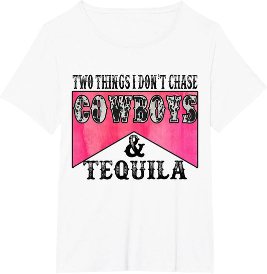Two Things I Don't Chase Cowboys & Tequila Leopard Western