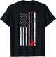 Vintage SUP Stand Up Paddle Board USA Flag Shirt