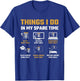 Things I Do In My Spare Time Disc Golf Accessories Men I