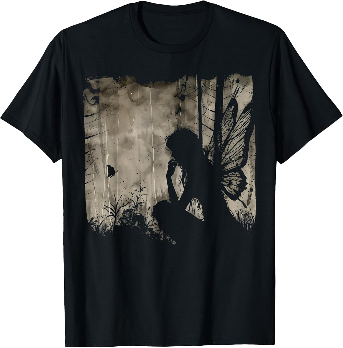Dark Fairycore Fairy Art Grunge Butterfly Alt Goth Aesthetic