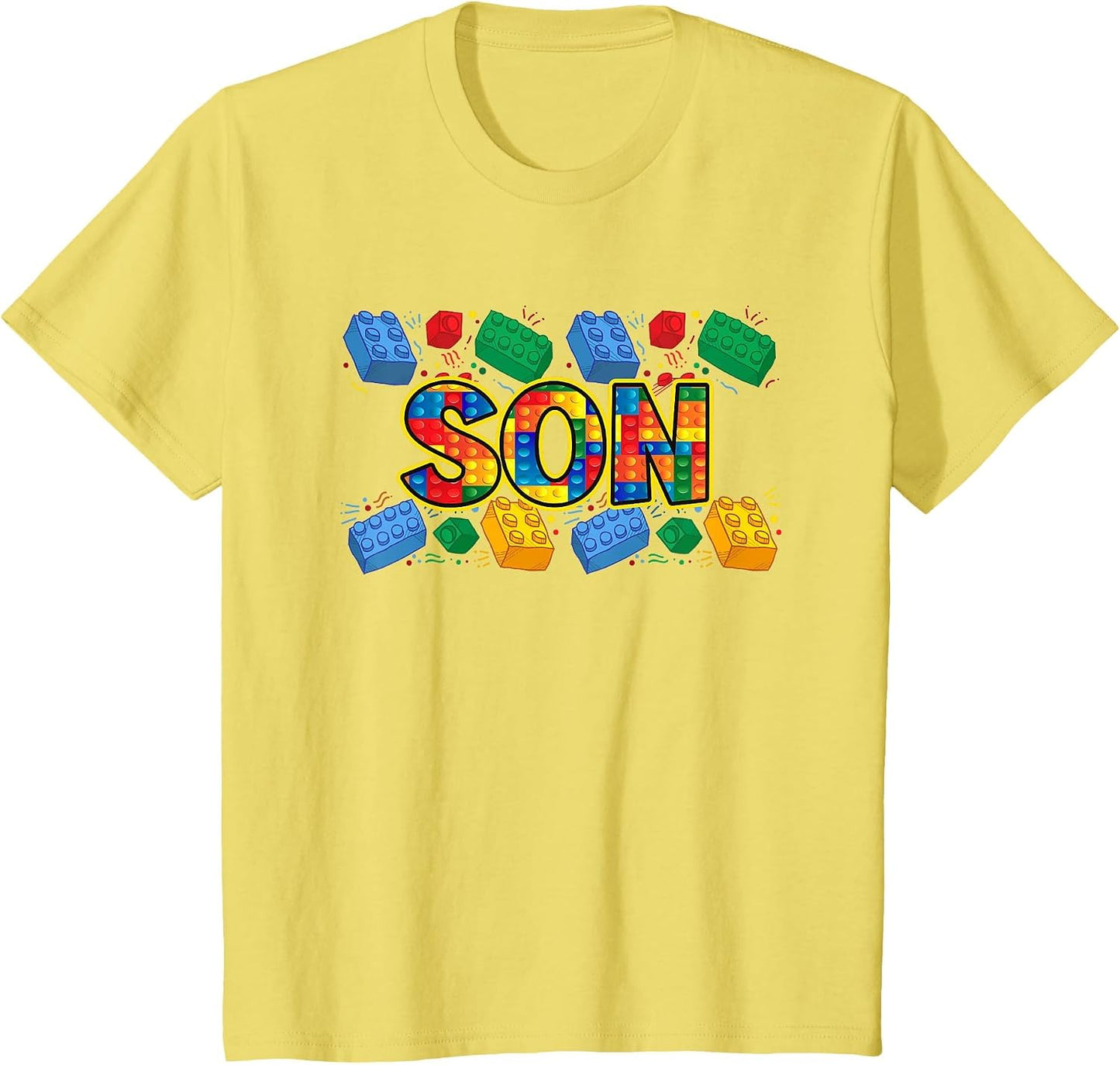 Son Brick Builder Boy Master Builder Blocks Building Funny