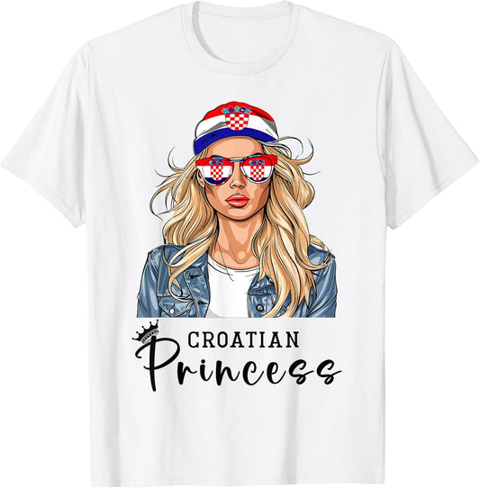 Croatian Flag Souvenirs Woman Princess Products Croatia