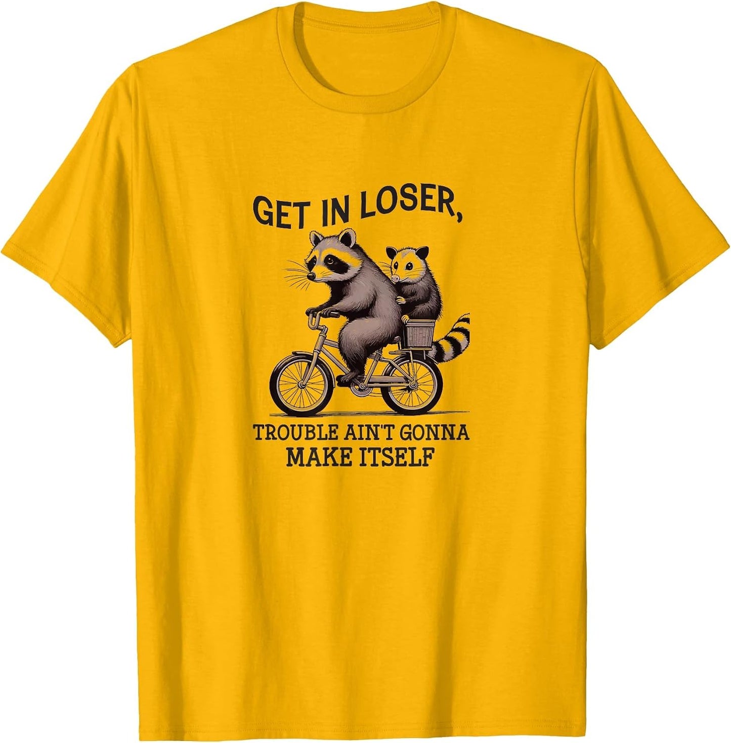 Cycling Raccoon & Opossum, Trouble Ain't Gonna Make Itself