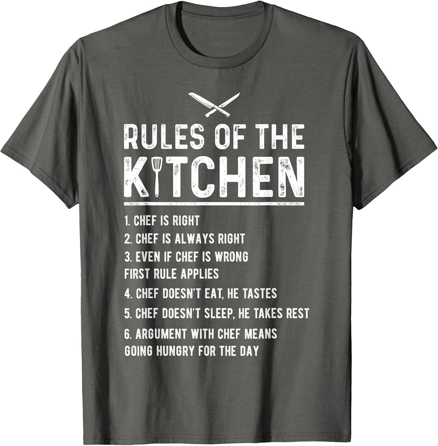 Rules of The Kitchen Funny Master Cook Restaurant Chef Joke