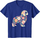 Cute Flower Cavalier King Charles Spaniel Mothers Day