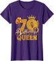 Birthday Queen 70 Year Old 70th Birthday It's My 70th Bday