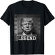 Trump 2024 Mugshot President Legend USA Black Retro