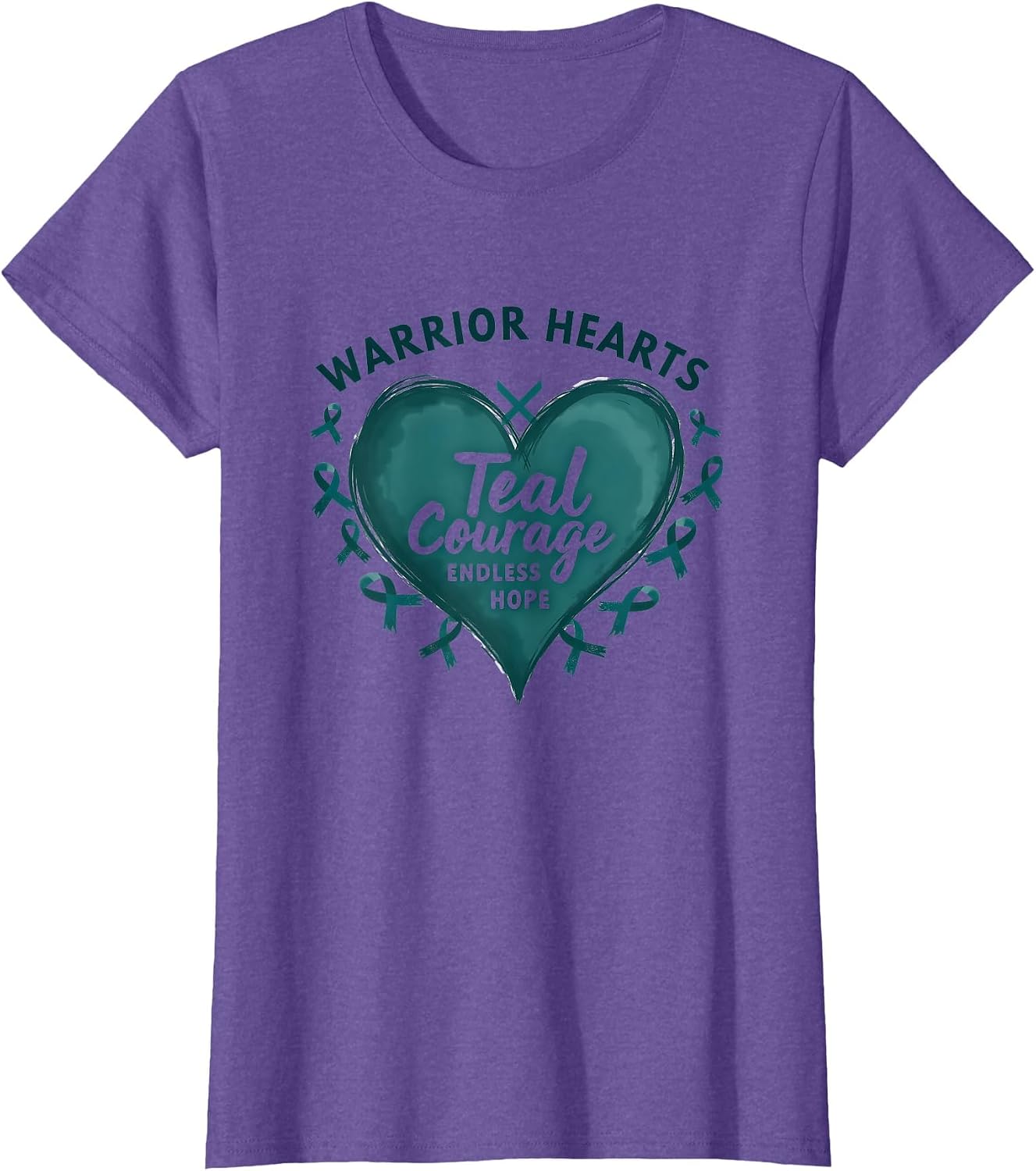 Ovarian Cancer Awareness: Warrior Hearts, Teal Courage