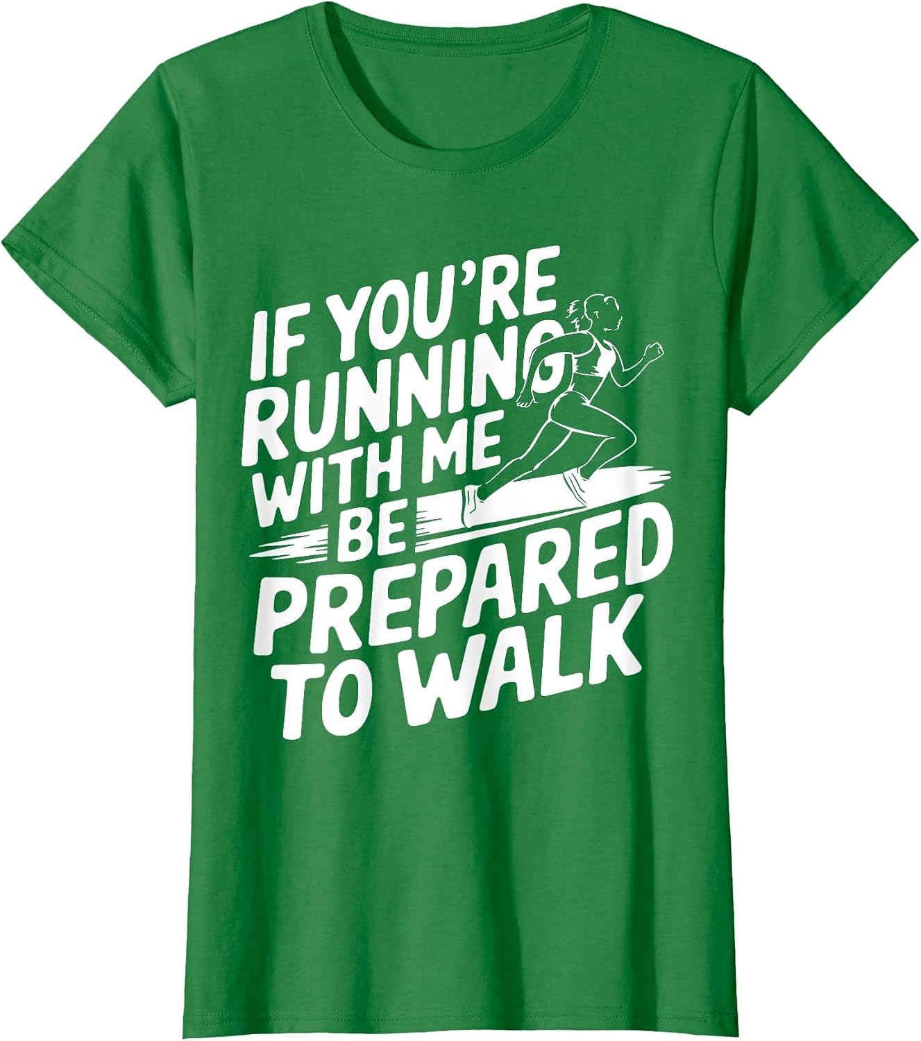 Running Girl Humor Design Funny Runner