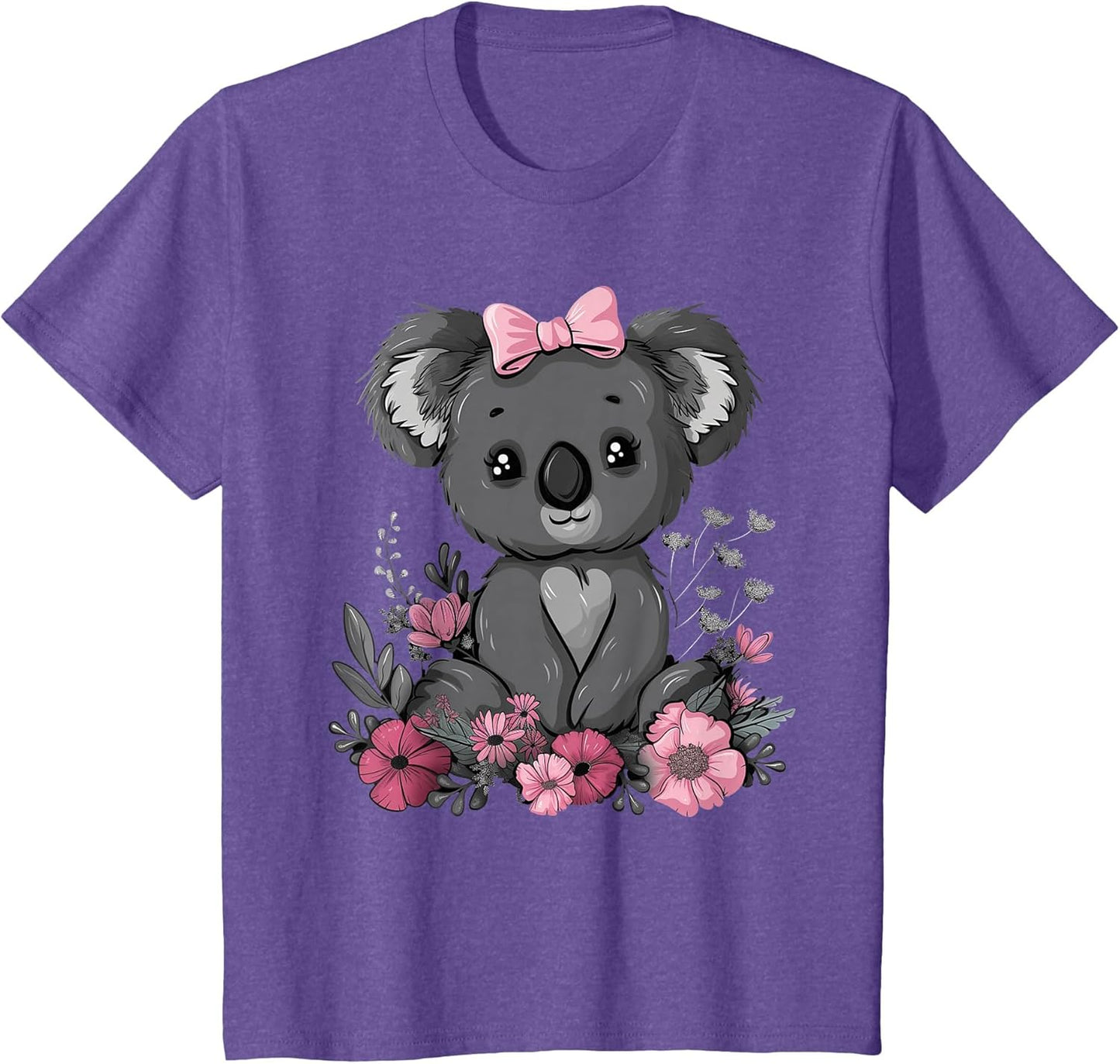 Koala Kawaii Koala Bear Pink Bow Flowers Girls Kids