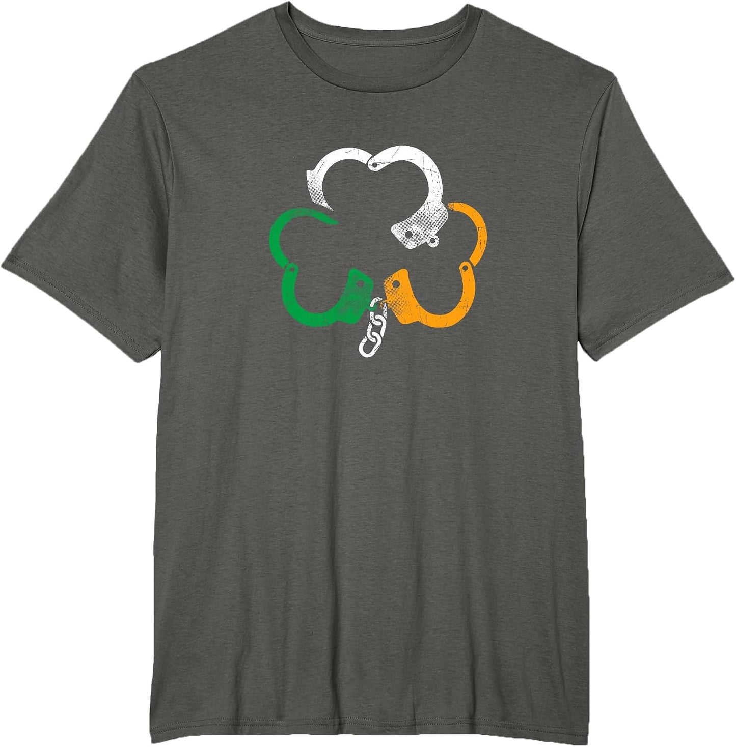 Irish Flag Handcuffs Shamrock Police St. Patrick's Day