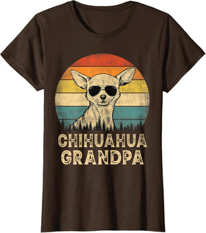 Vintage Chihuahua Grandpa Dog Lovers Father's Day
