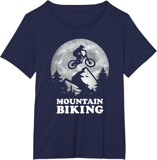 Funny Men Cycling Mountain Bike MTB Moon Biking