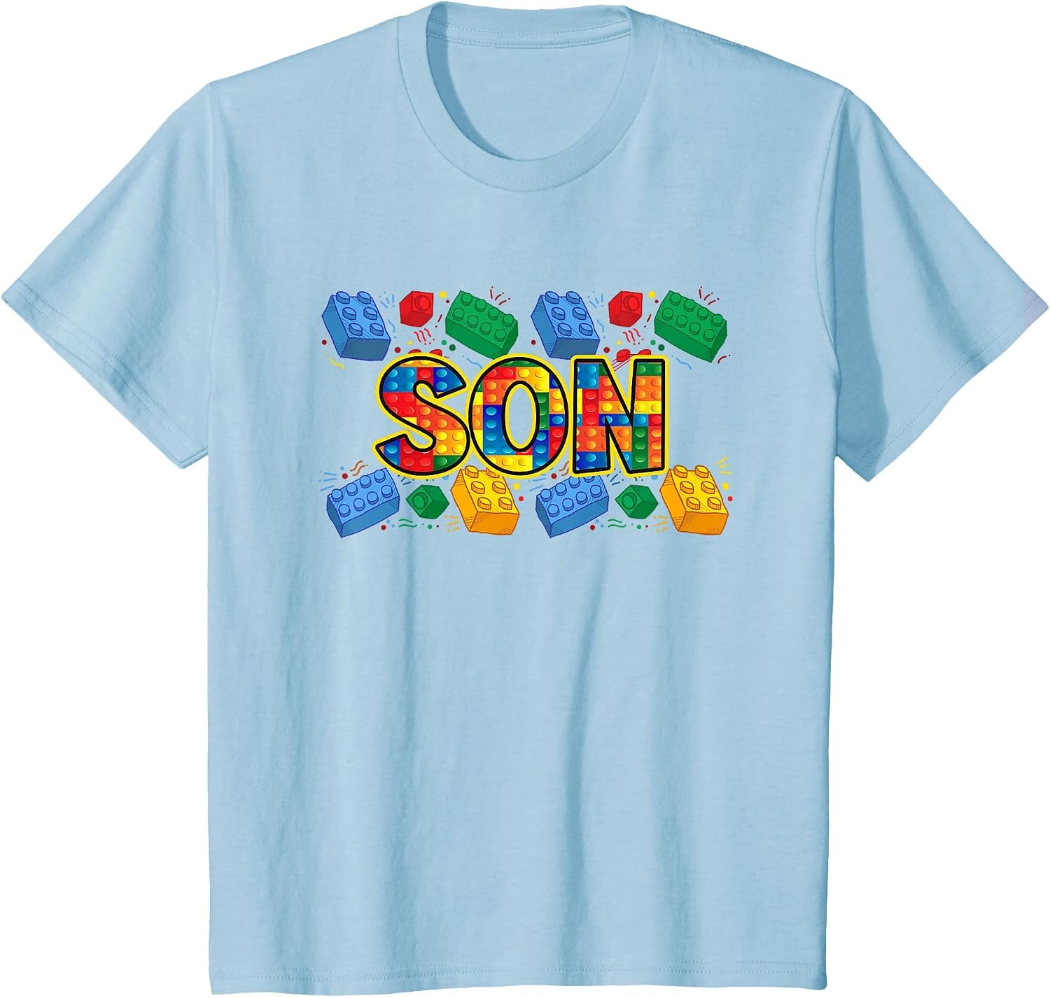 Son Brick Builder Boy Master Builder Blocks Building Funny